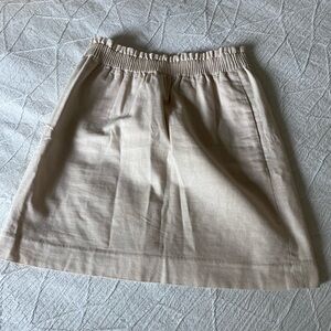 J Crew Elegant Cream Skirt